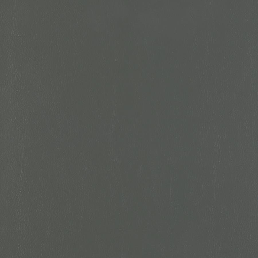 Afshan - Upholstered Square Padded Vanity Stool - Chrome