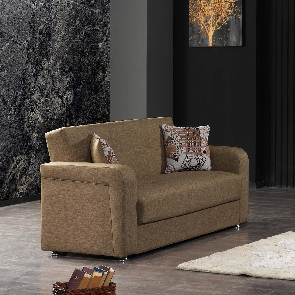 Ottomanson Harmony - Convertible Loveseat With Storage