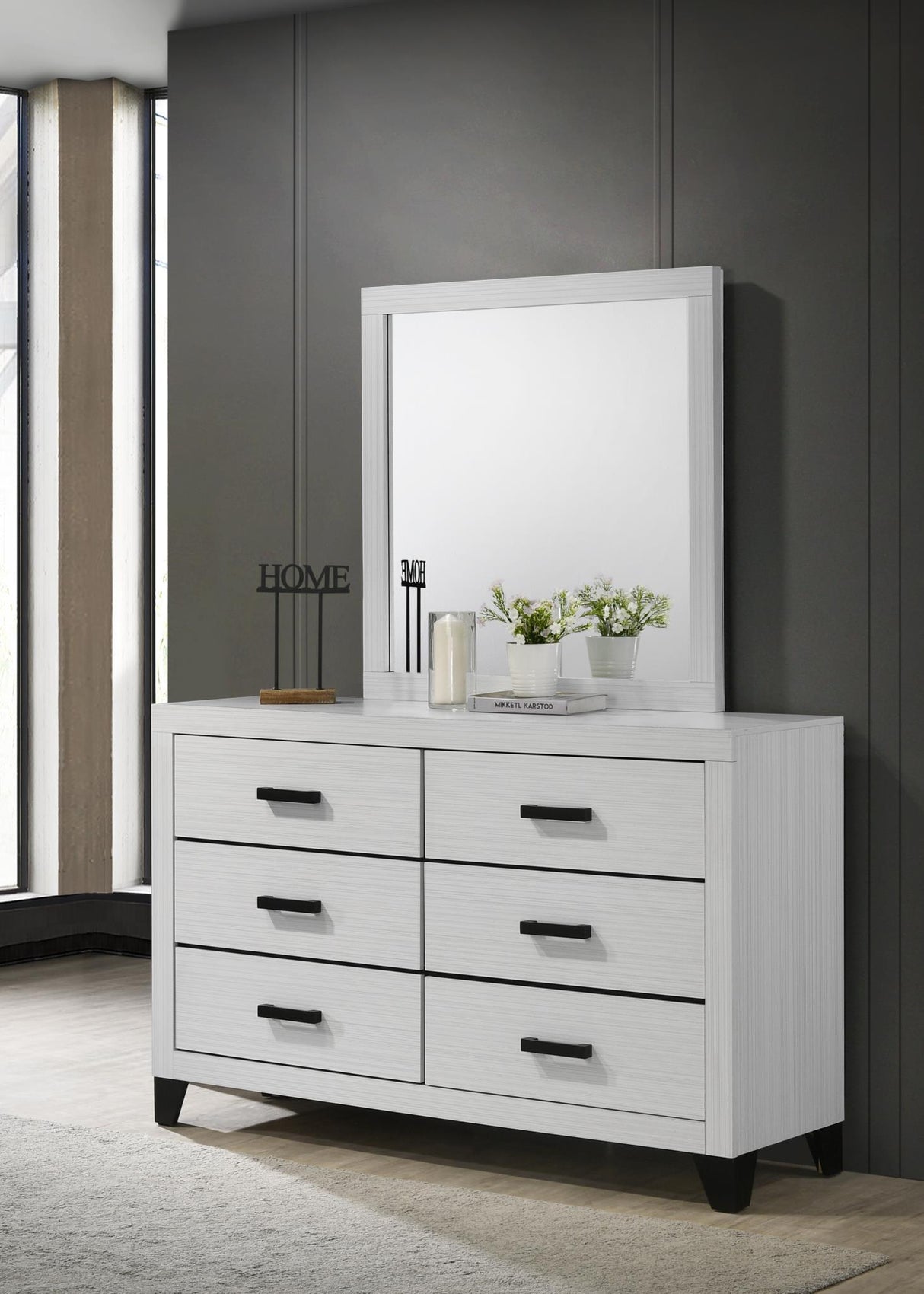 B388 - Mirror - White