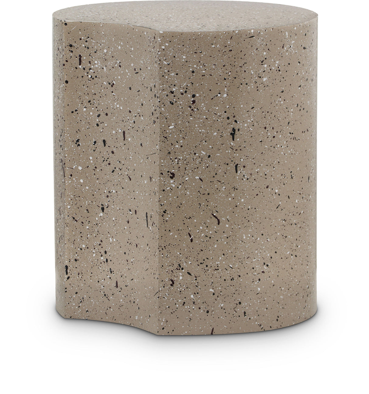 Dimple - End Table - Terazzo Finish