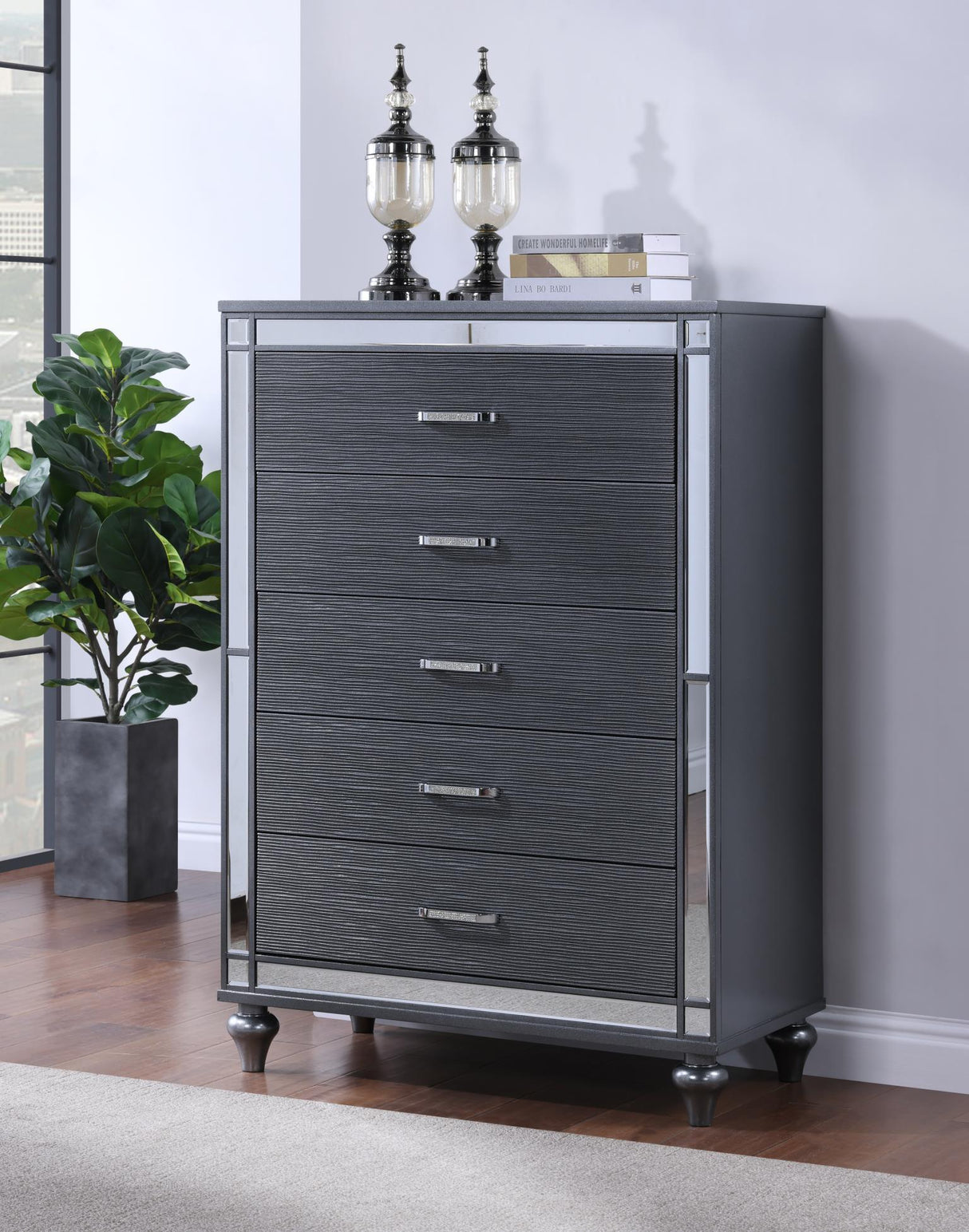 B223 - Chest - Charcoal Gloss