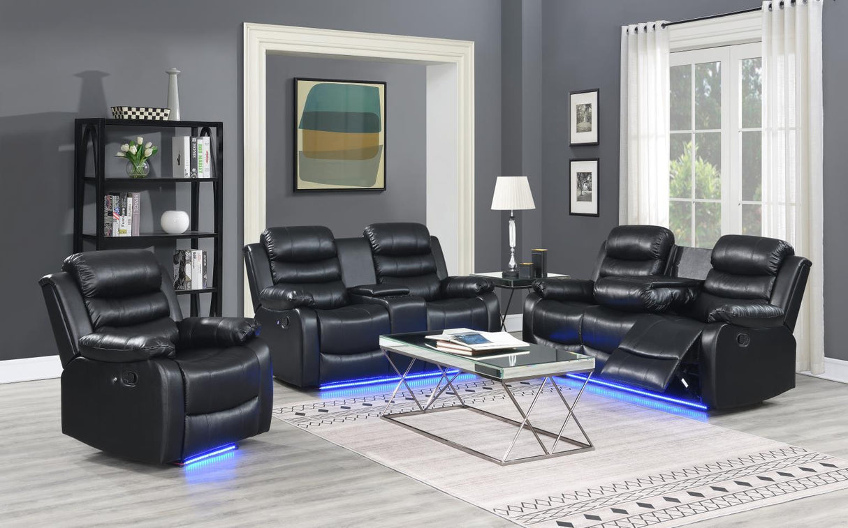 U154 - Motion LED Sofa - Black