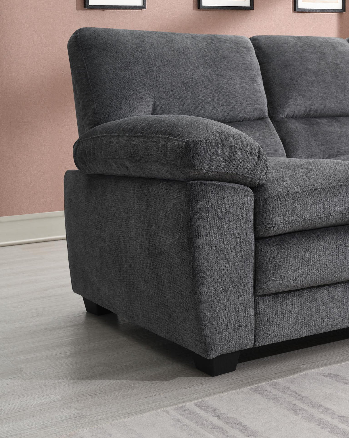 U530 - Sofa - Charcoal - Gray