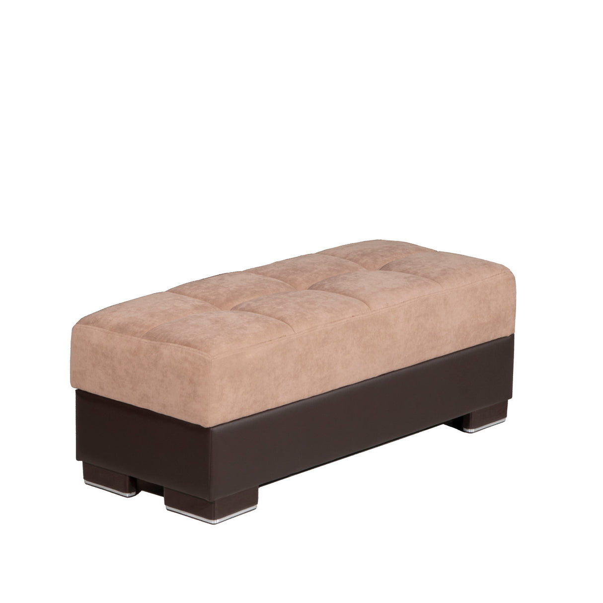 Ottomanson Armada - Upholstered Ottoman With Storage - Chenille