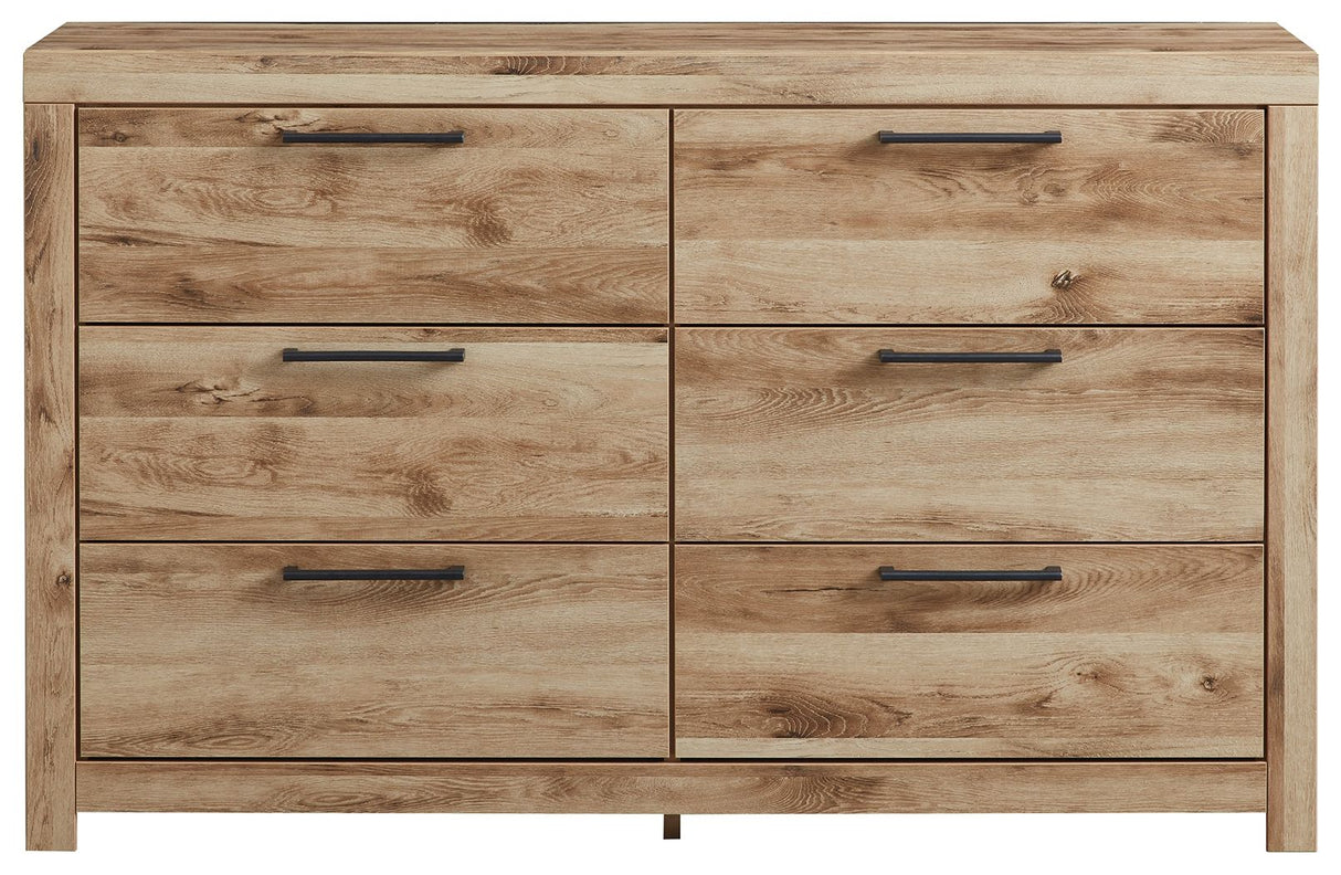 Hyanna - Six Drawer Dresser - Tan Brown