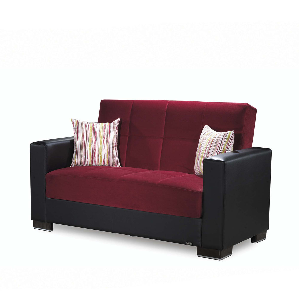 Ottomanson Armada - Upholstered Convertible Loveseat With Storage - Microfiber