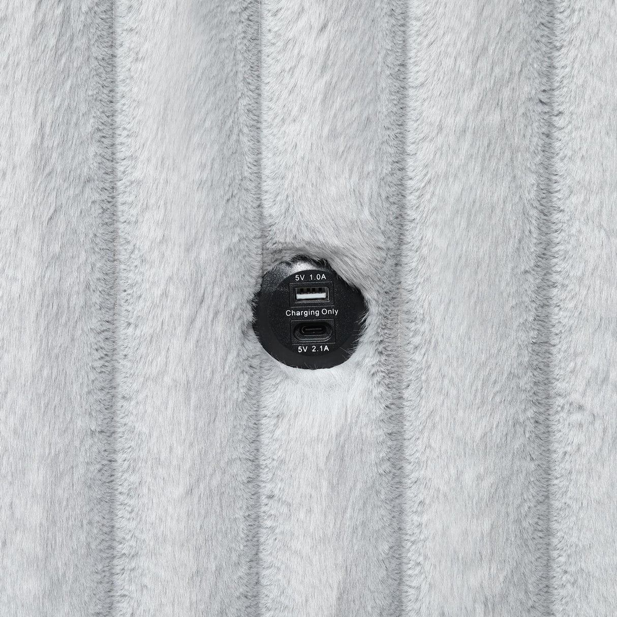 U299 - 3 Piece Sectional With USB - Gray