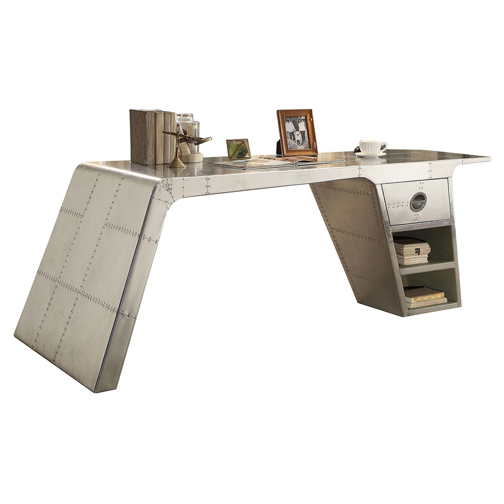 Brancaster - Writing Desk - Metallic