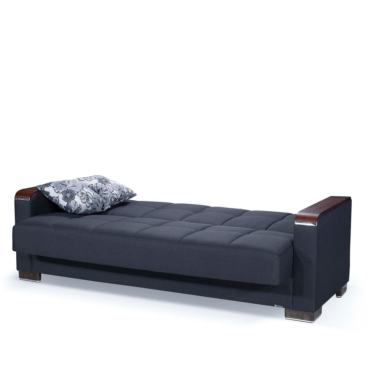 Ottomanson Armada X - Upholstered Convertible Wood Trimmed Sofabed With Storage - Polyester