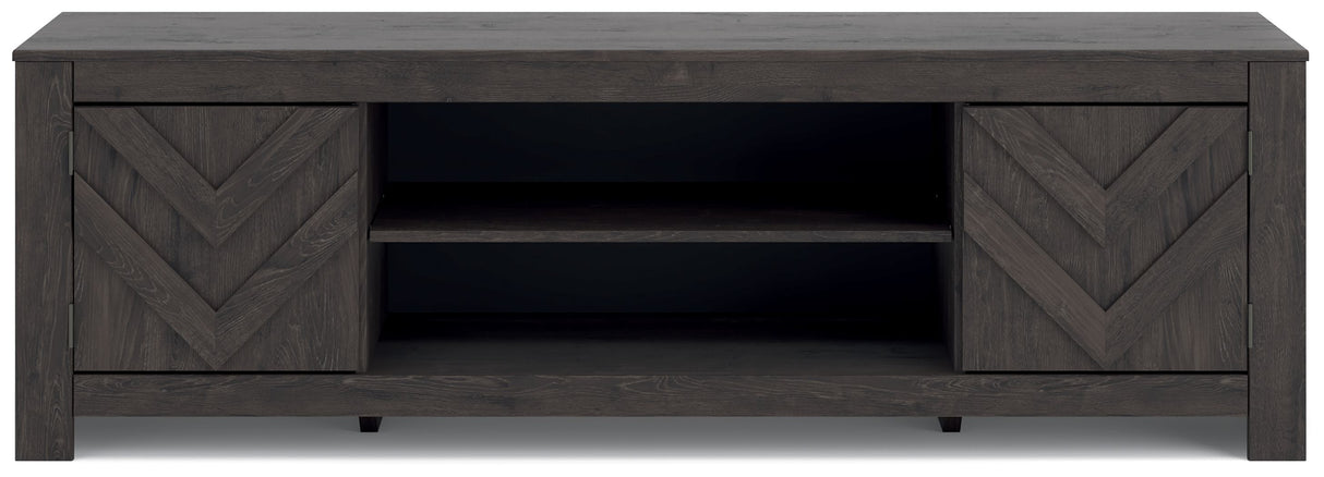 Cayboni - LG TV Stand With Fireplace Option