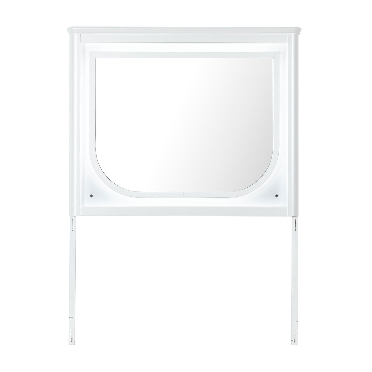 Brenda - Mirror With LED Lighting And Accent Detailing - Gray