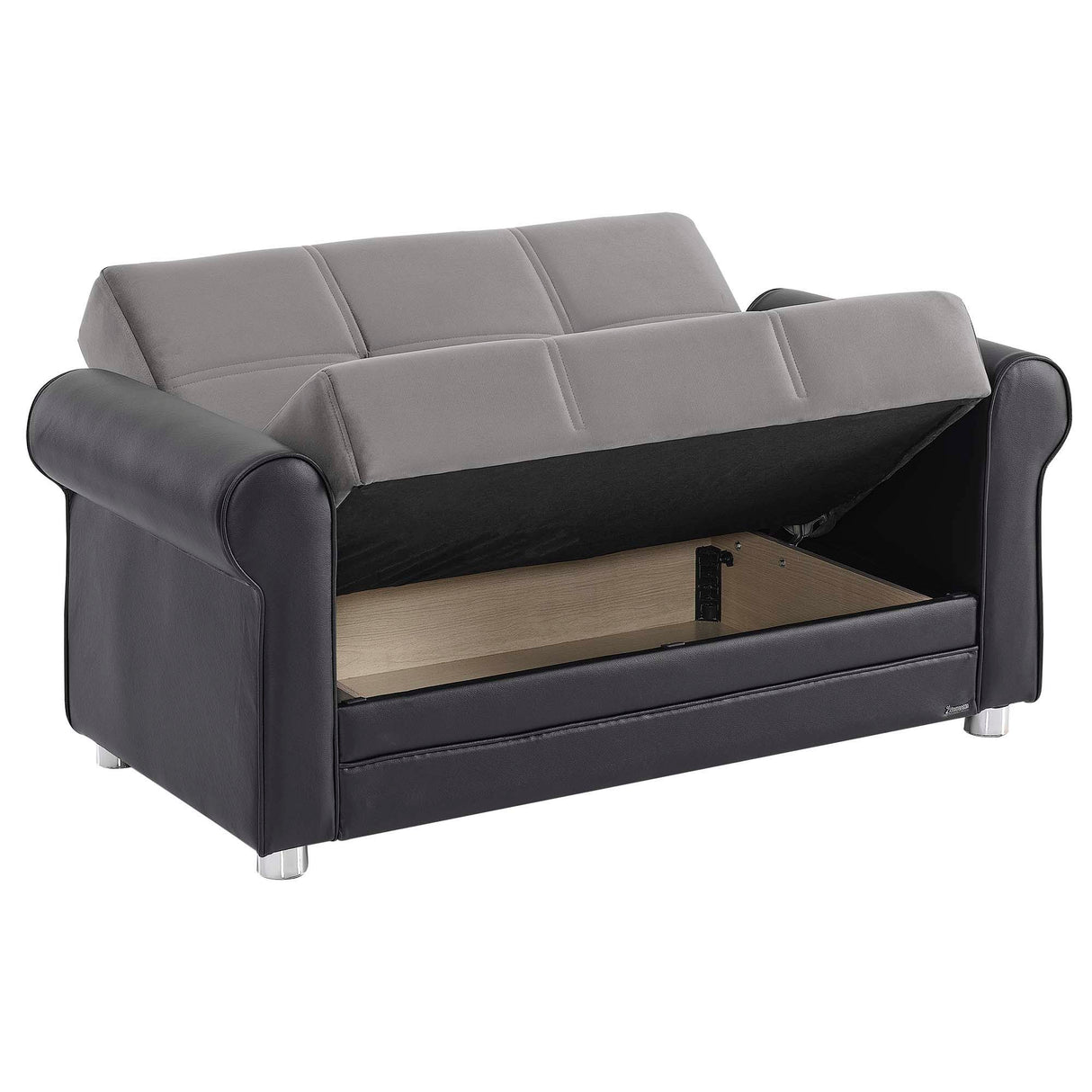 Ottomanson Avalon - Upholstered Convertible Loveseat With Storage