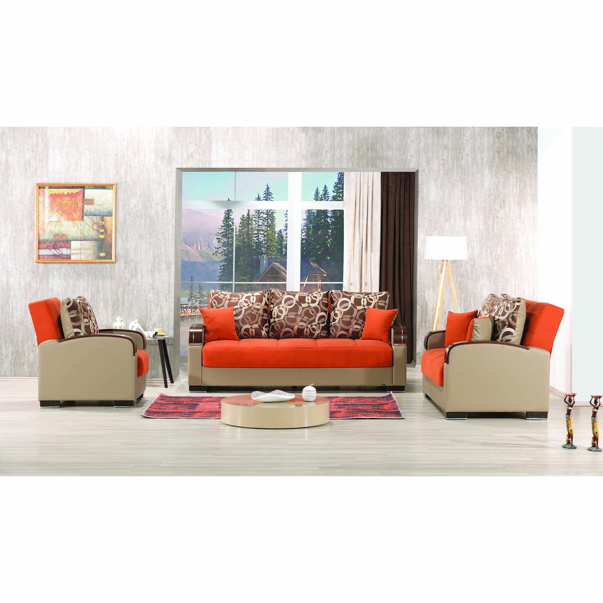 Ottomanson Mobimax - Upholstered Convertible Armchair With Storage