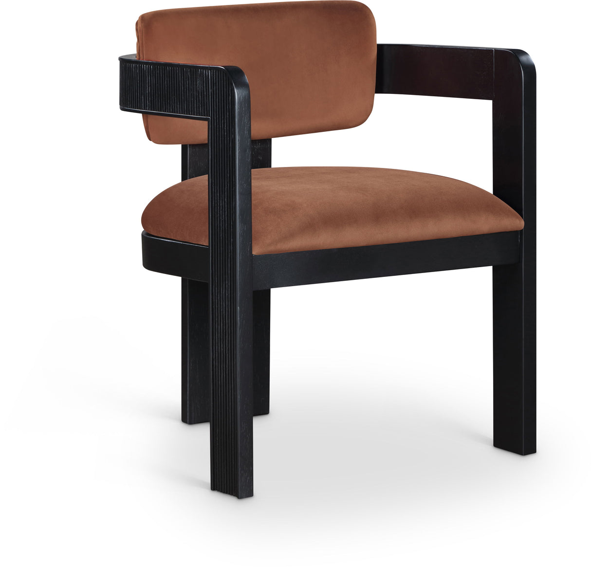 Sacha - Velvet Dining Chair With Black Base (Set of 2)
