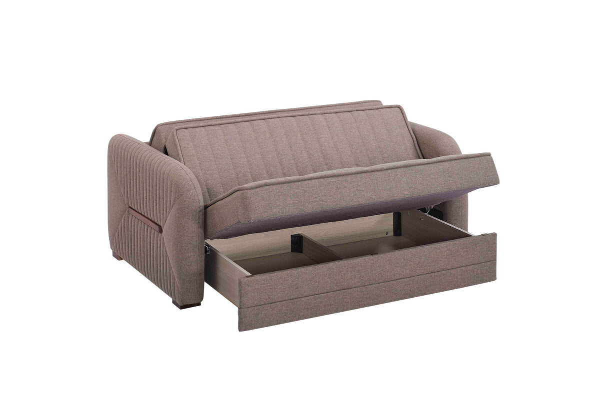 Ottomanson Speedy - Upholstered Convertible Loveseat With Storage