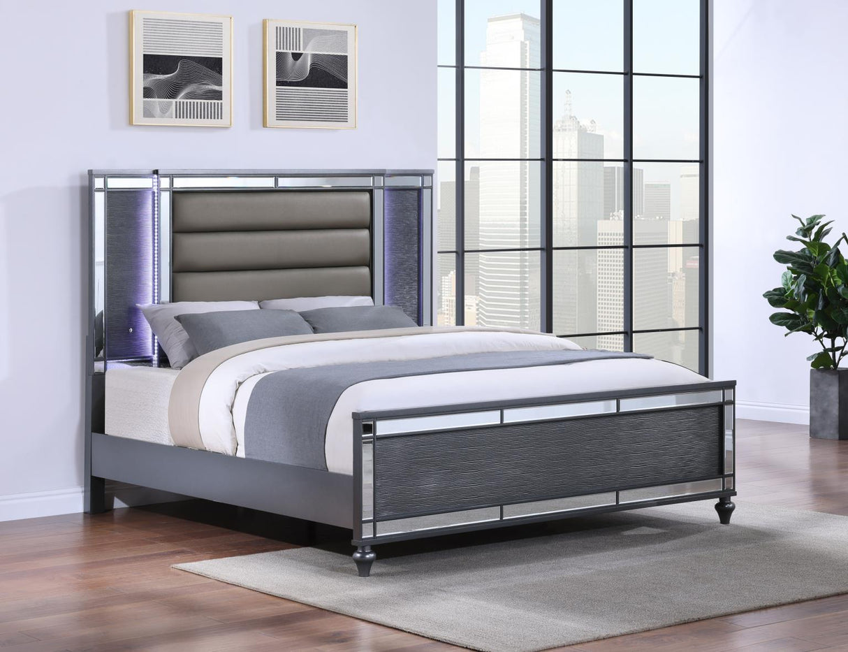 B223 - Bed With LED Light