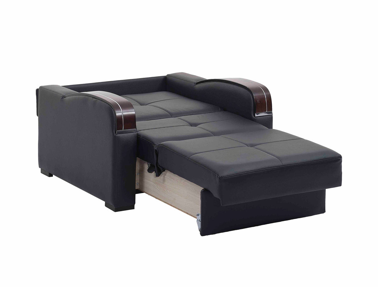 Ottomanson Sleep Plus - Upholstered Convertible Armchair With Storage