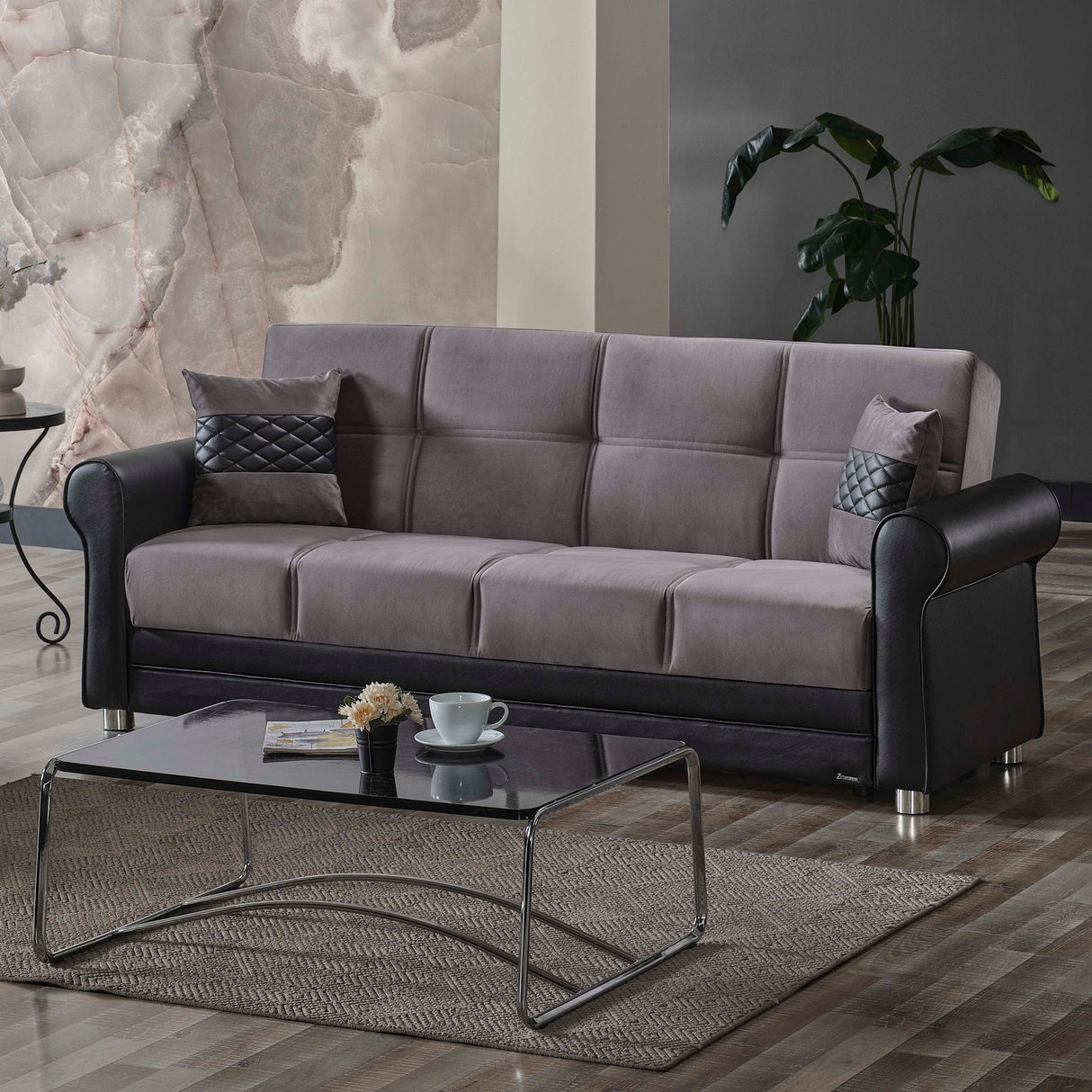 Ottomanson Avalon - Upholstered Convertible Sofabed With Storage