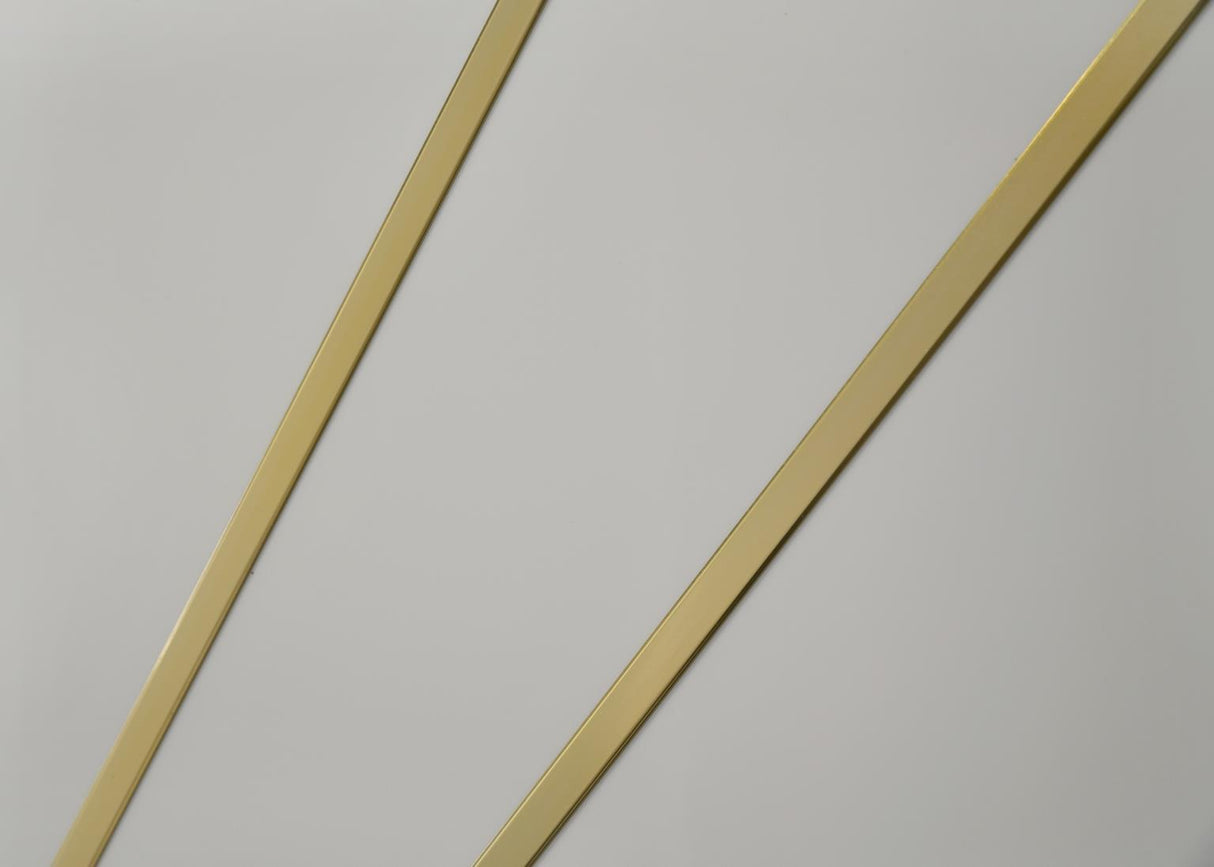 B205 - Nightstand - White / Gold