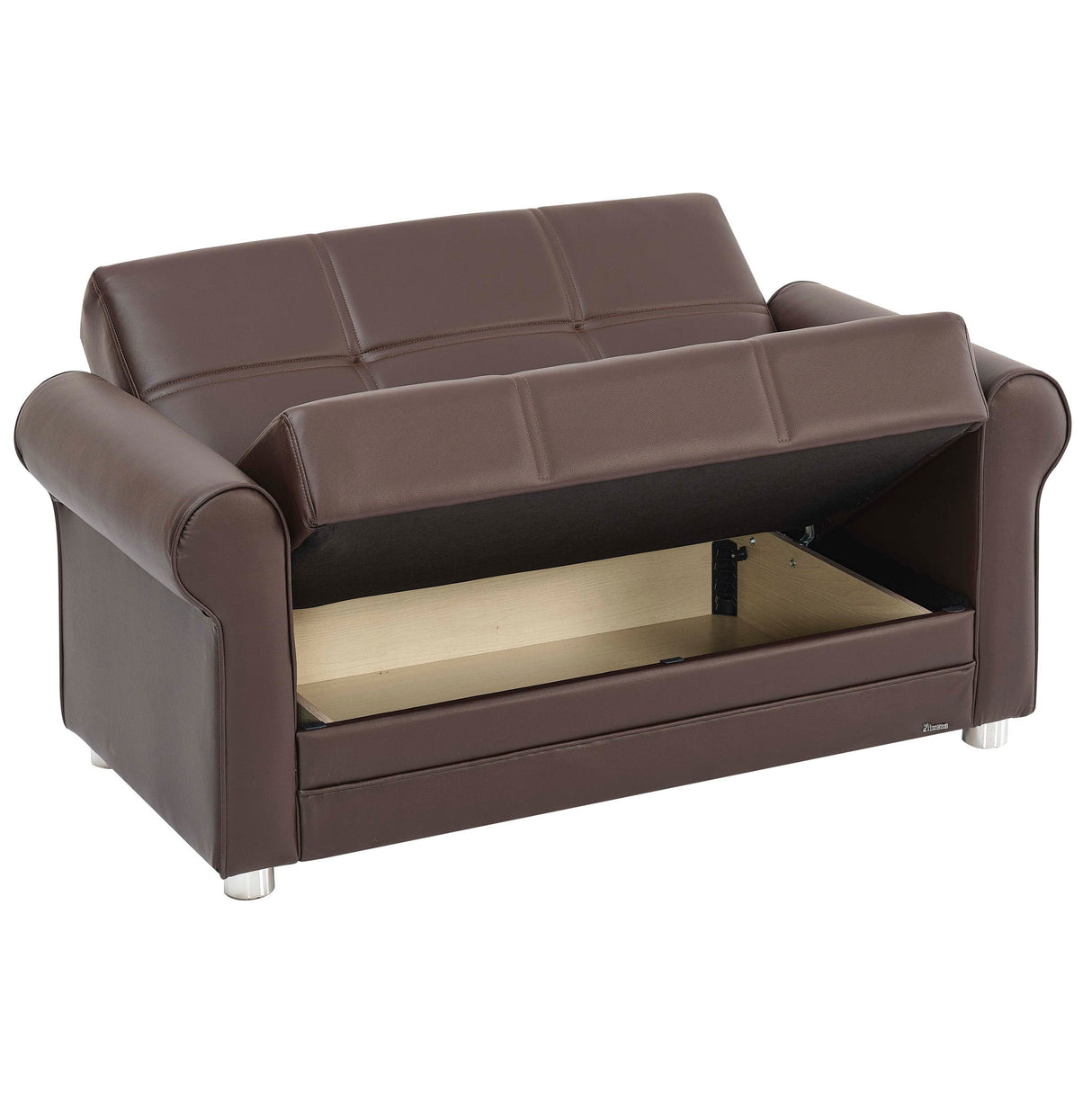 Ottomanson Avalon - Upholstered Convertible Loveseat With Storage