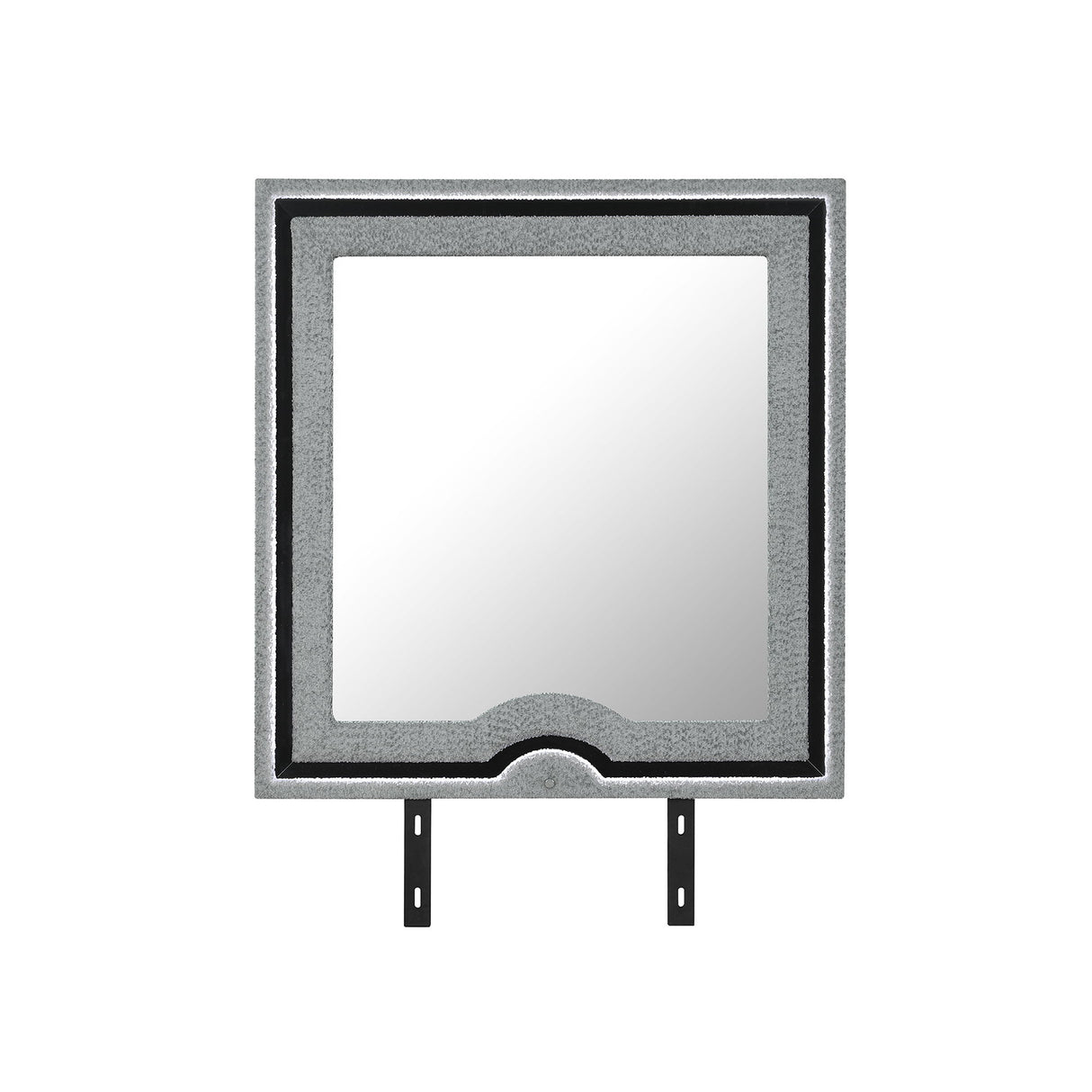 Isaiah - Mirror With Upholstered Frame And LED Lighting