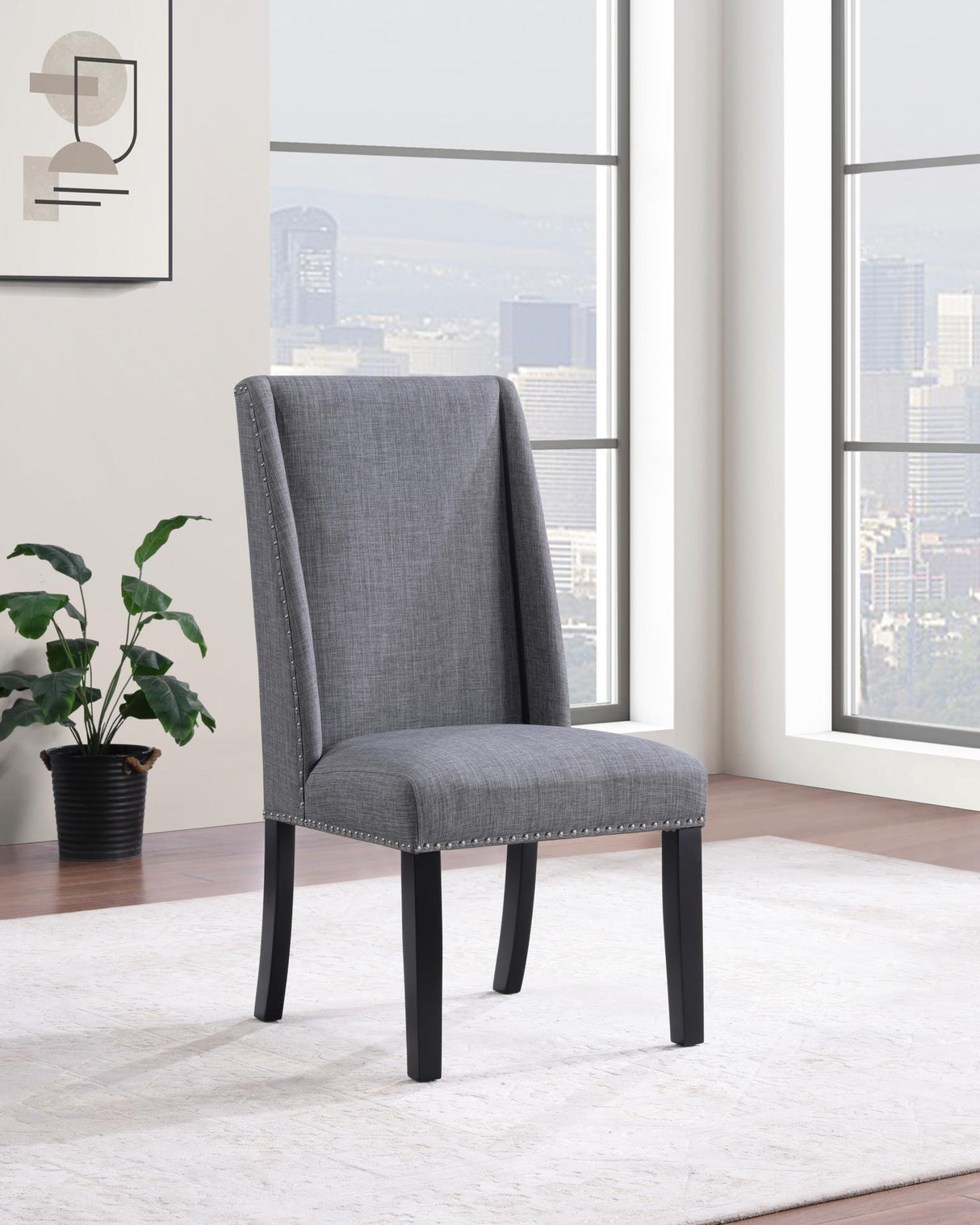 D144 - Dining Chair (Set of 2) - Gray