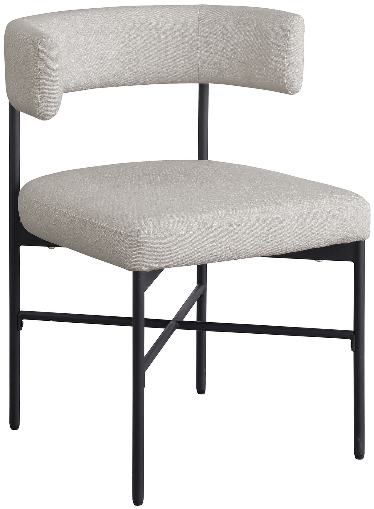 Rivage - Durable Dining Chair With Black Frame (Set of 2)