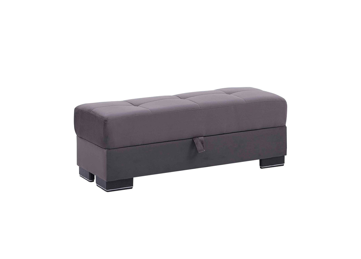 Ottomanson Armada Air - Upholstered Ottoman With Storage - Microfiber