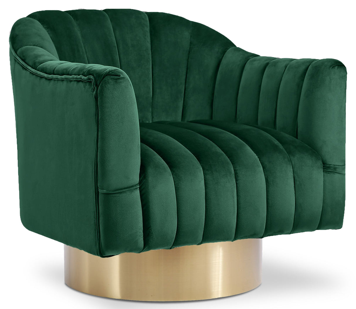 Farrah - Accent Chair with Gold Base