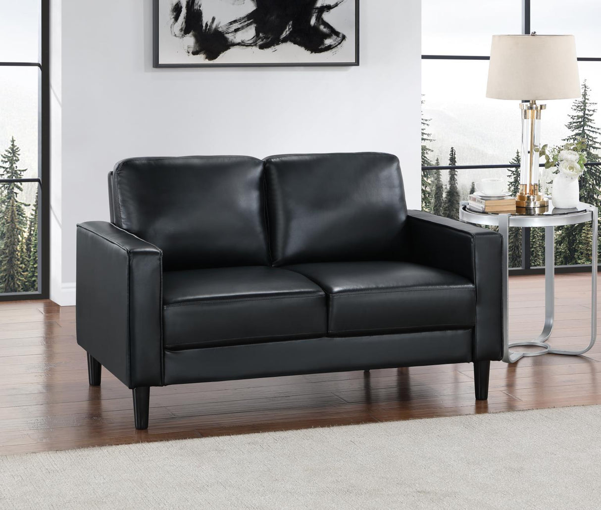 U440 - Loveseat - Black