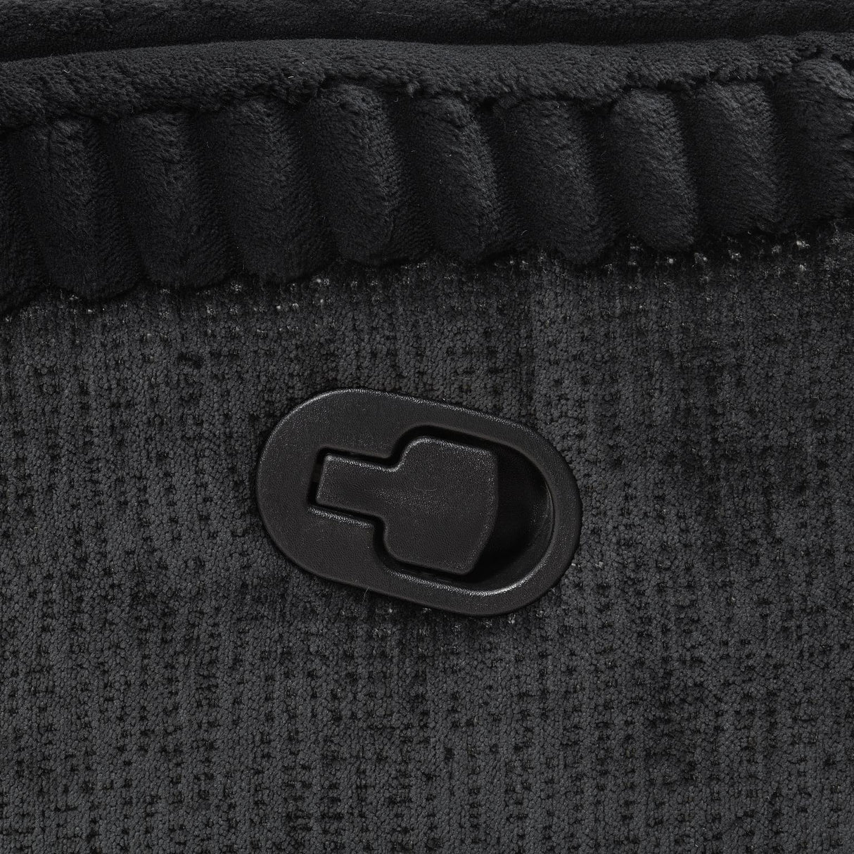 U181 - Corduroy Motion Loveseat - Black