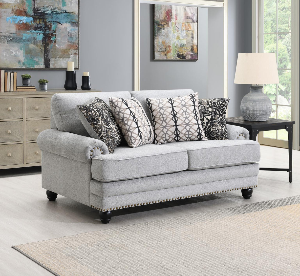 U237 - Loveseat - Gray