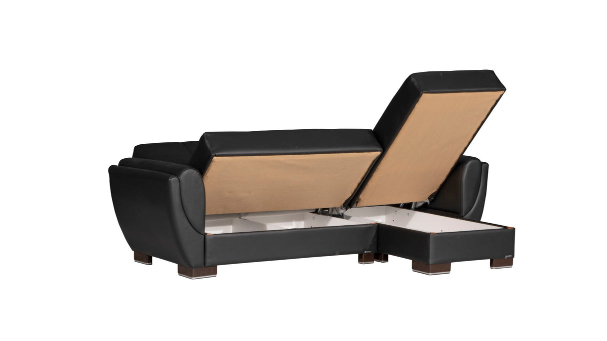 Ottomanson Armada Air - Upholstered Convertible Chaise Lounge With Storage