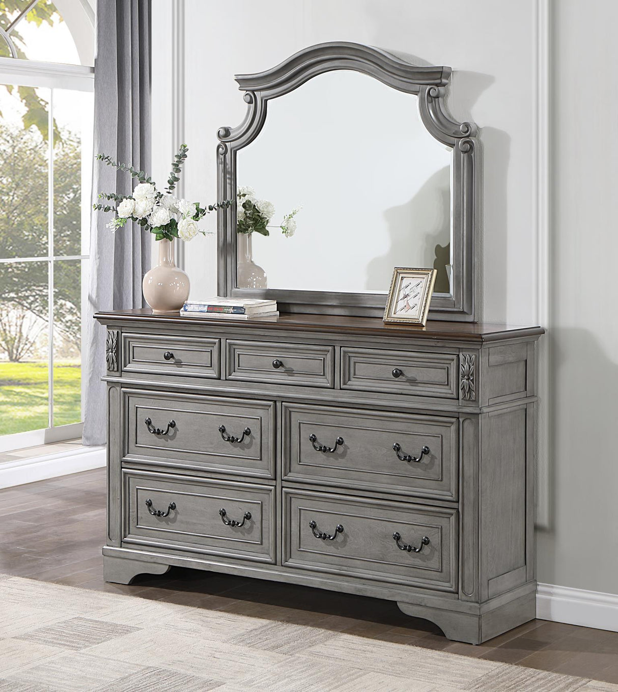 B112 - Mirror - Rustic Gray