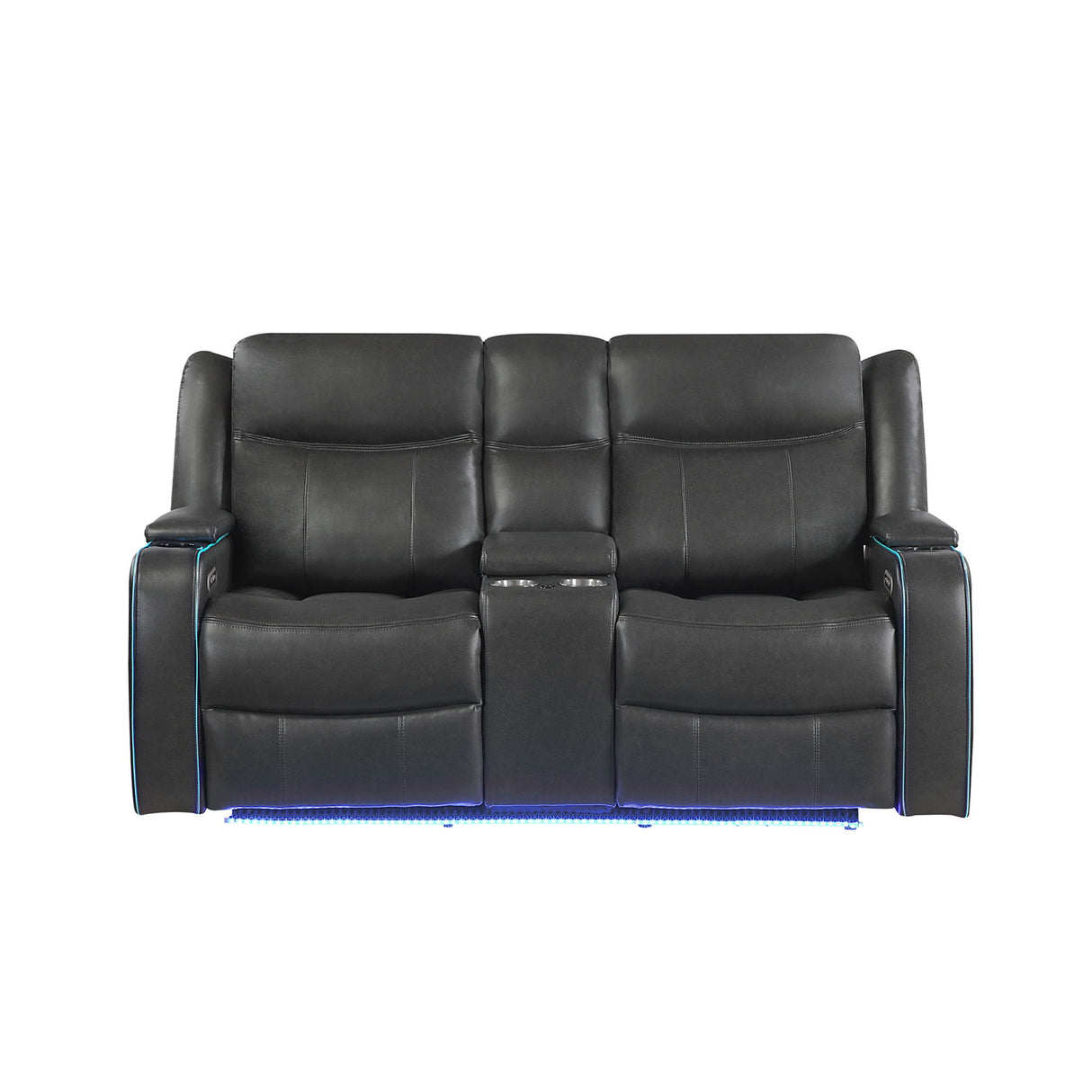 Blanca - Power Reclining Set With LED Lights, USB And Built In Speakers