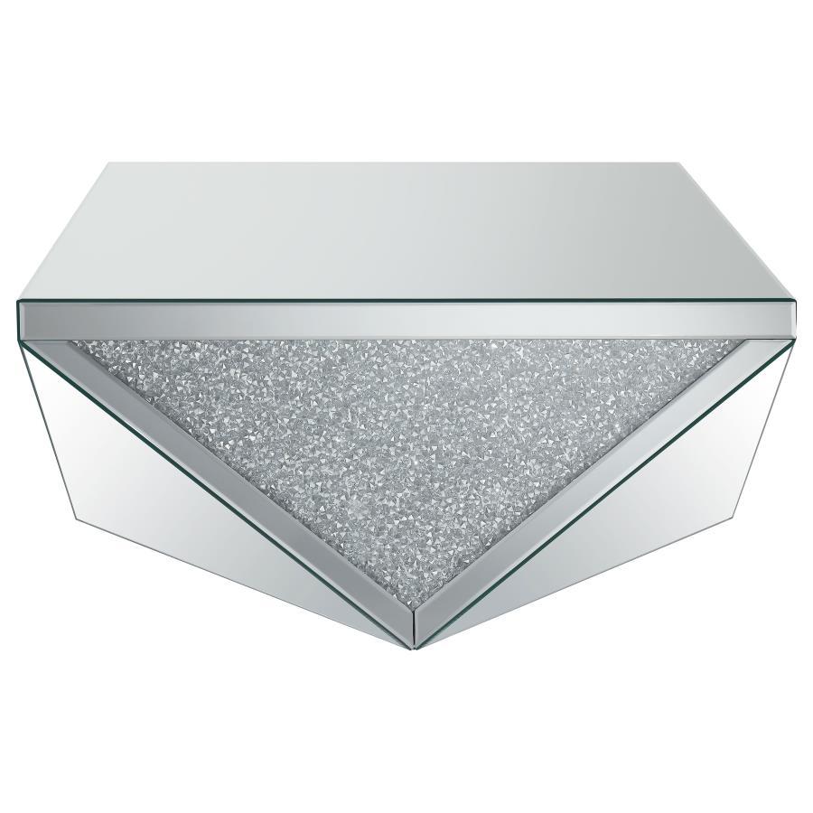Amore - Square Mirrored Acrylic Crystal Table