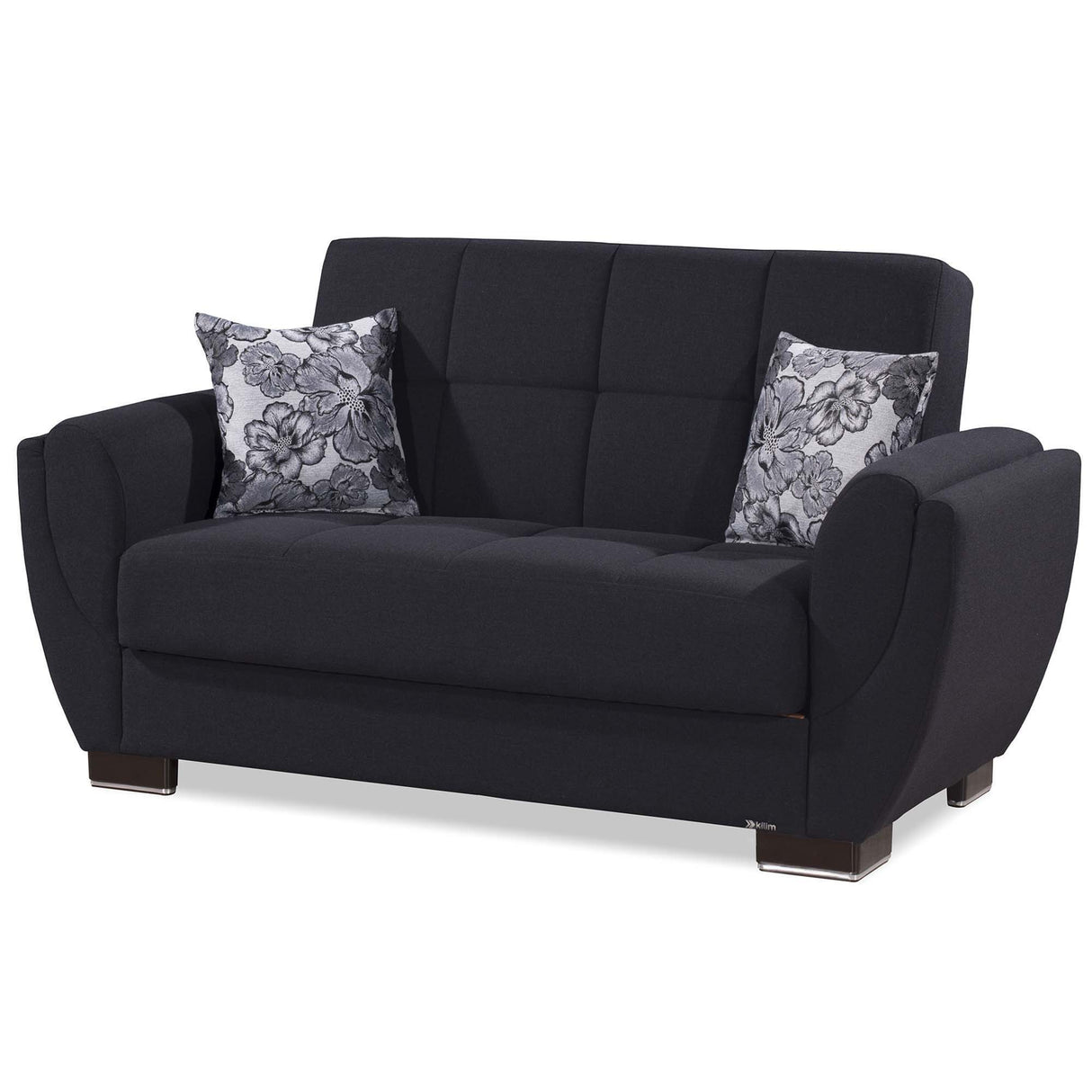 Ottomanson Armada Air - Upholstered Convertible Loveseat With Storage - Polyester