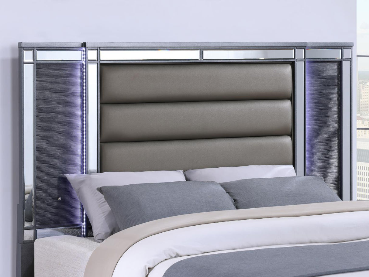 B223 - Bed With LED Light