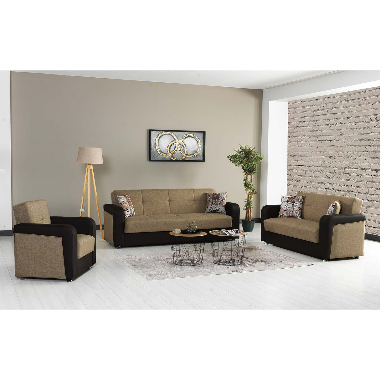 Ottomanson Harmony - Convertible Loveseat With Storage