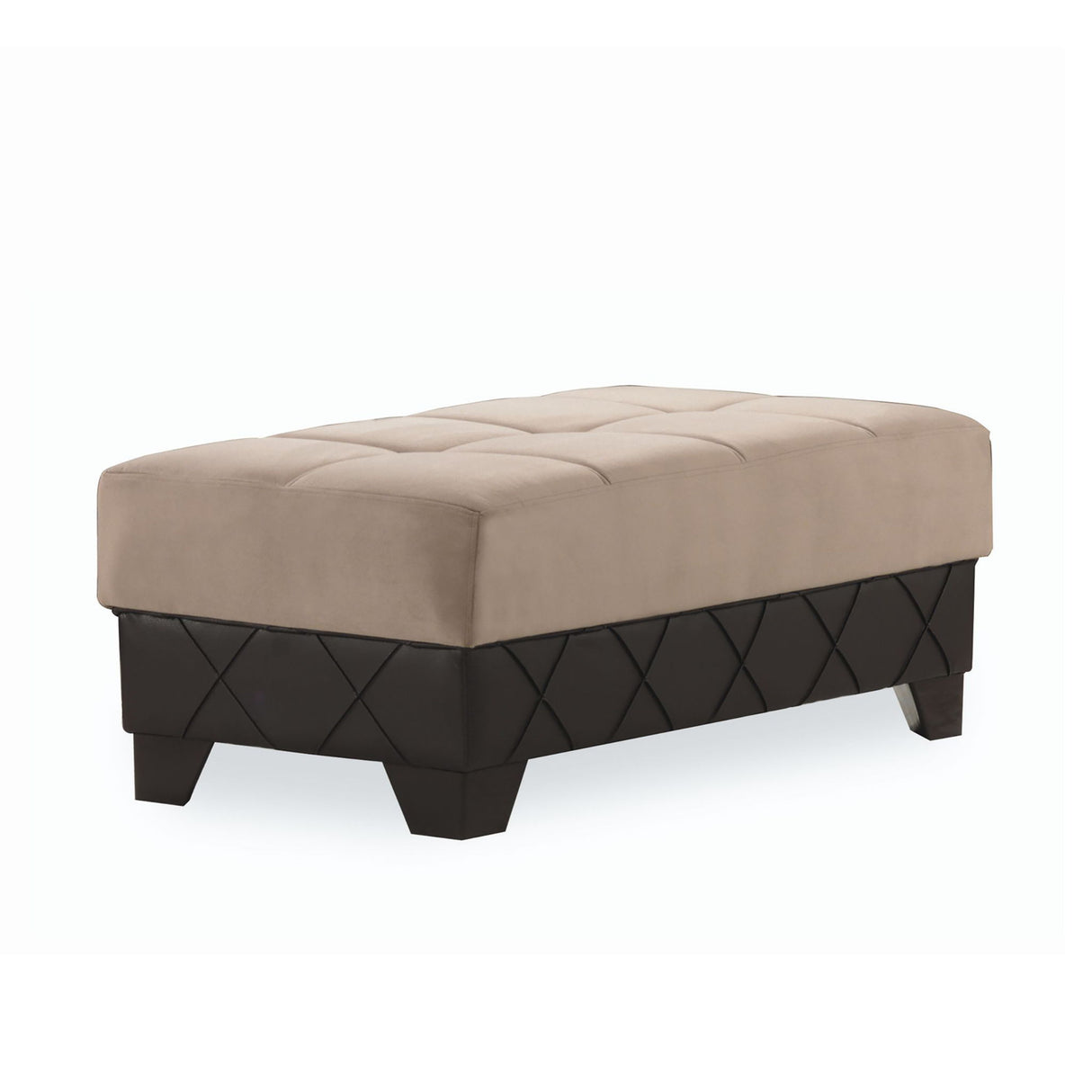 Ottomanson Molina - Upholstered Convertible Ottoman With Storage