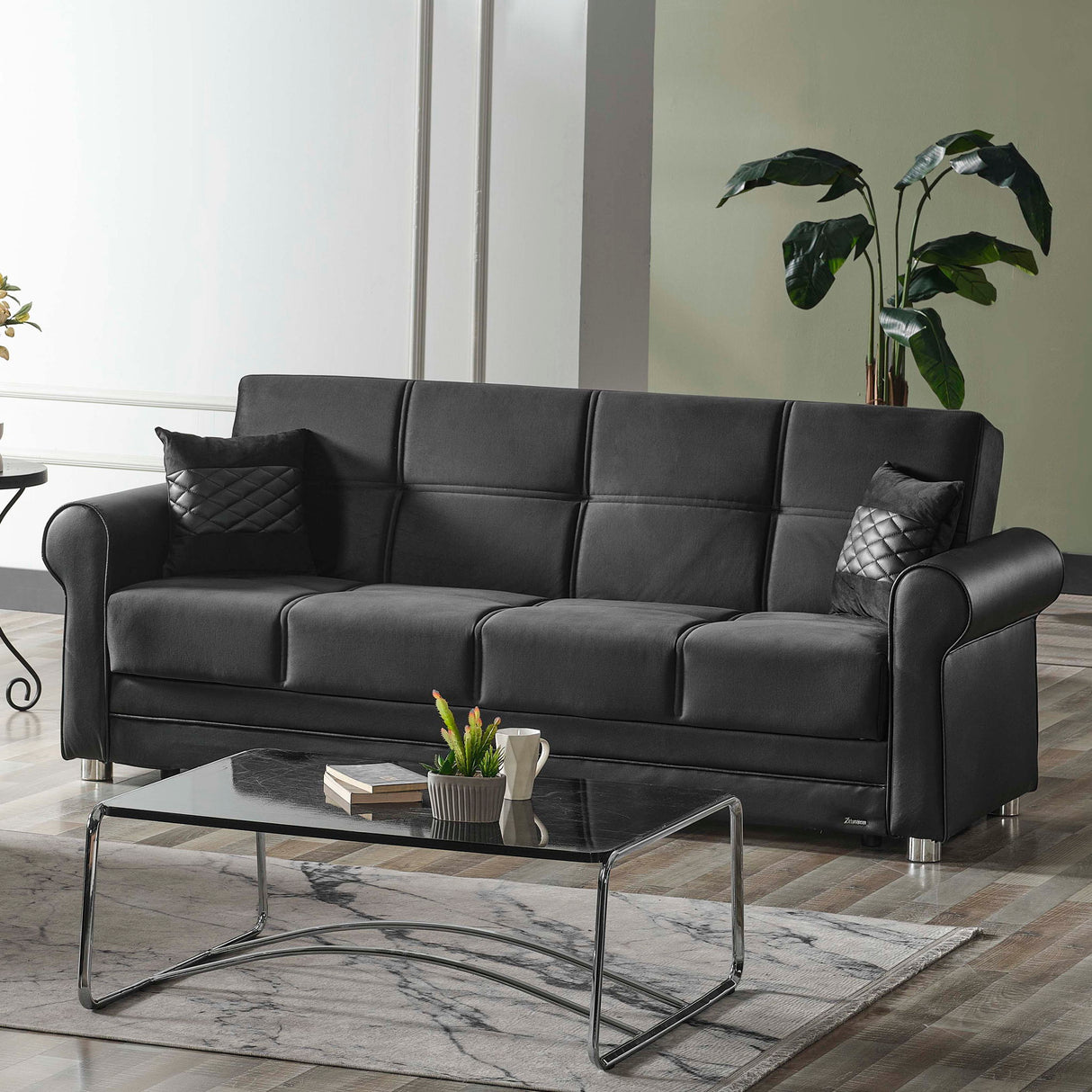 Ottomanson Avalon - Upholstered Convertible Sofabed With Storage