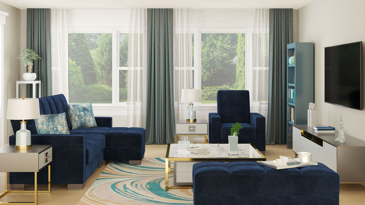 Ottomanson Armada - Upholstered Ottoman With Storage - Microfiber