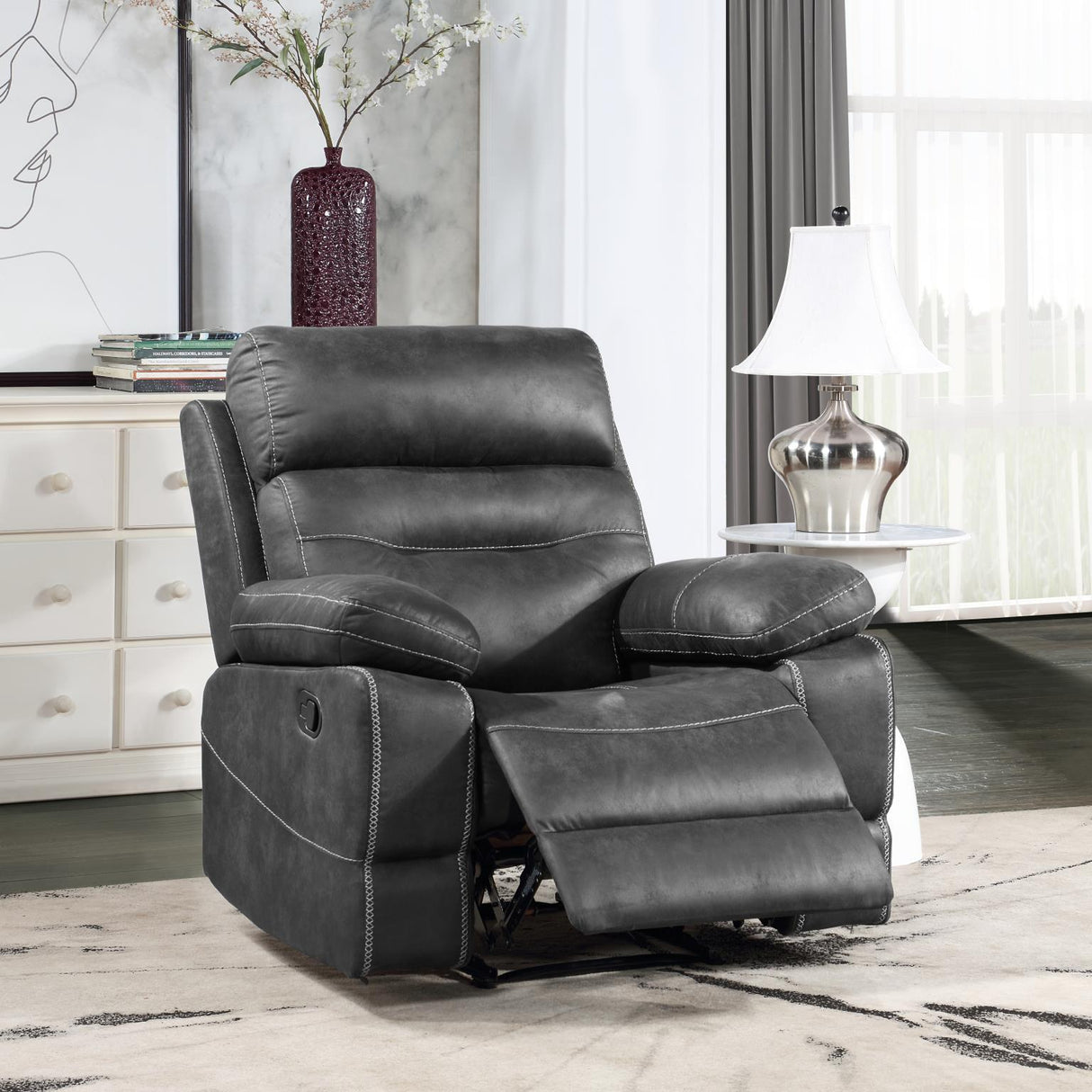 U170 - Motion Recliner - Gray