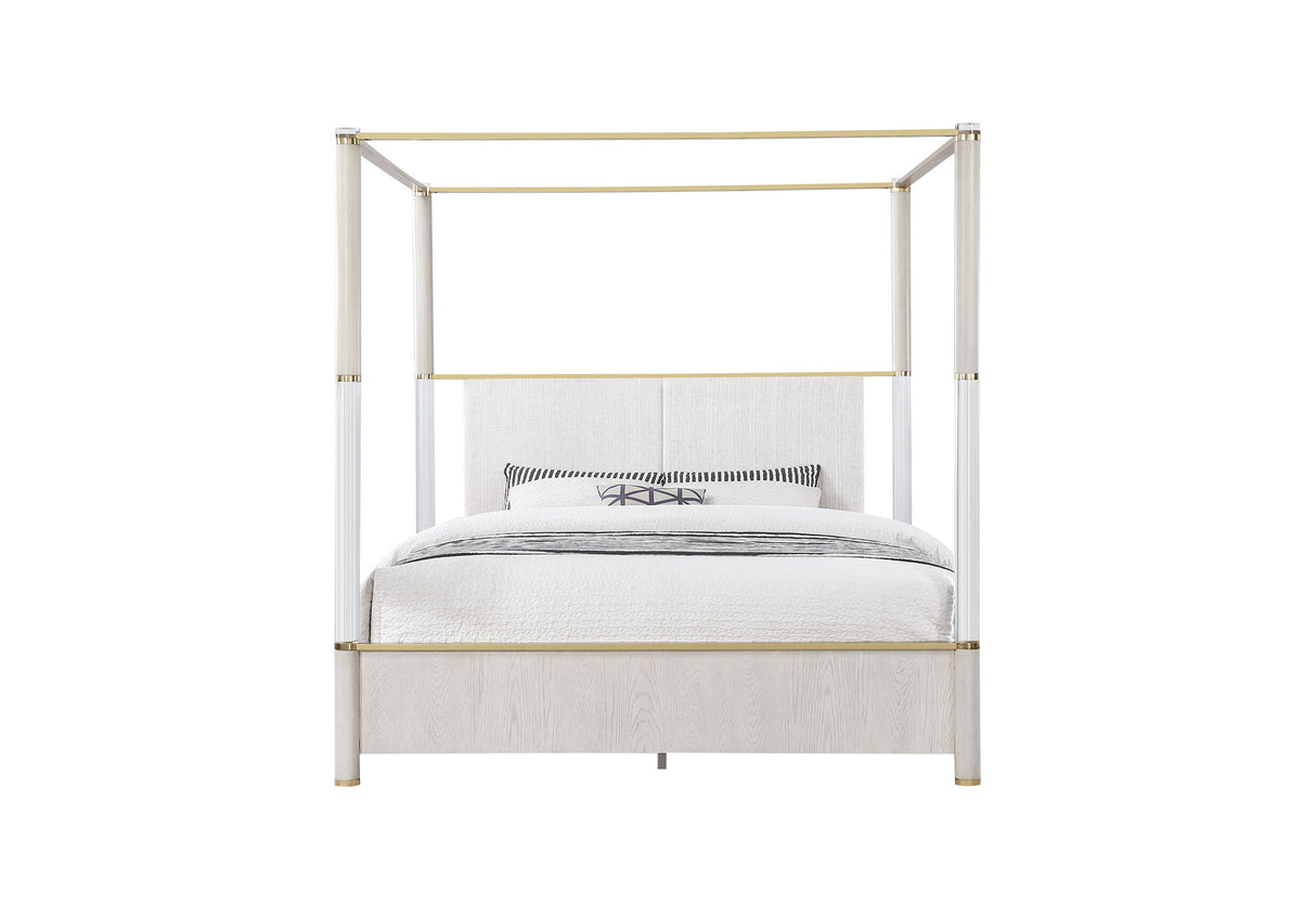 Malmo - King Poster Bed - Oak