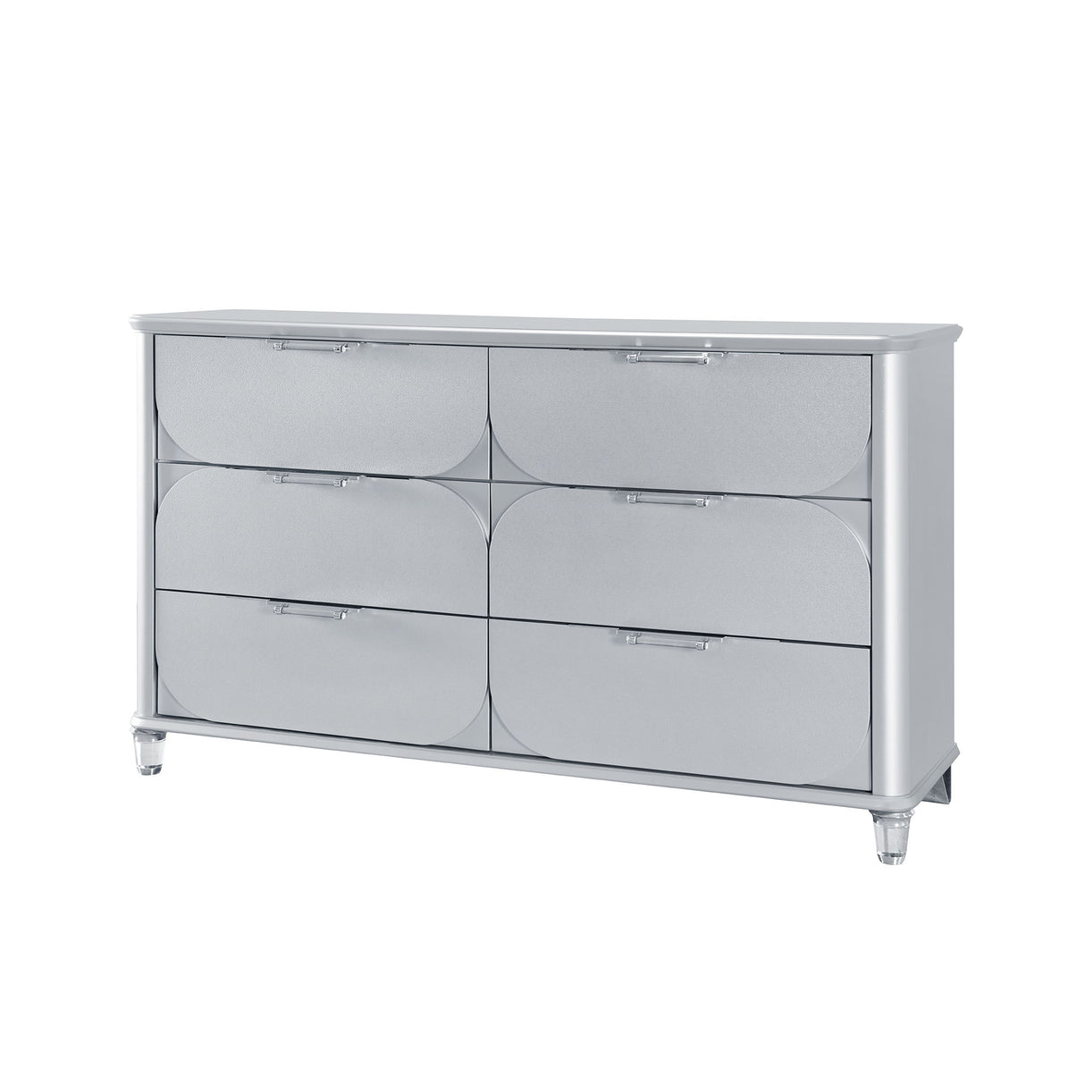Laura - Dresser With Spacious Drawers - Silver
