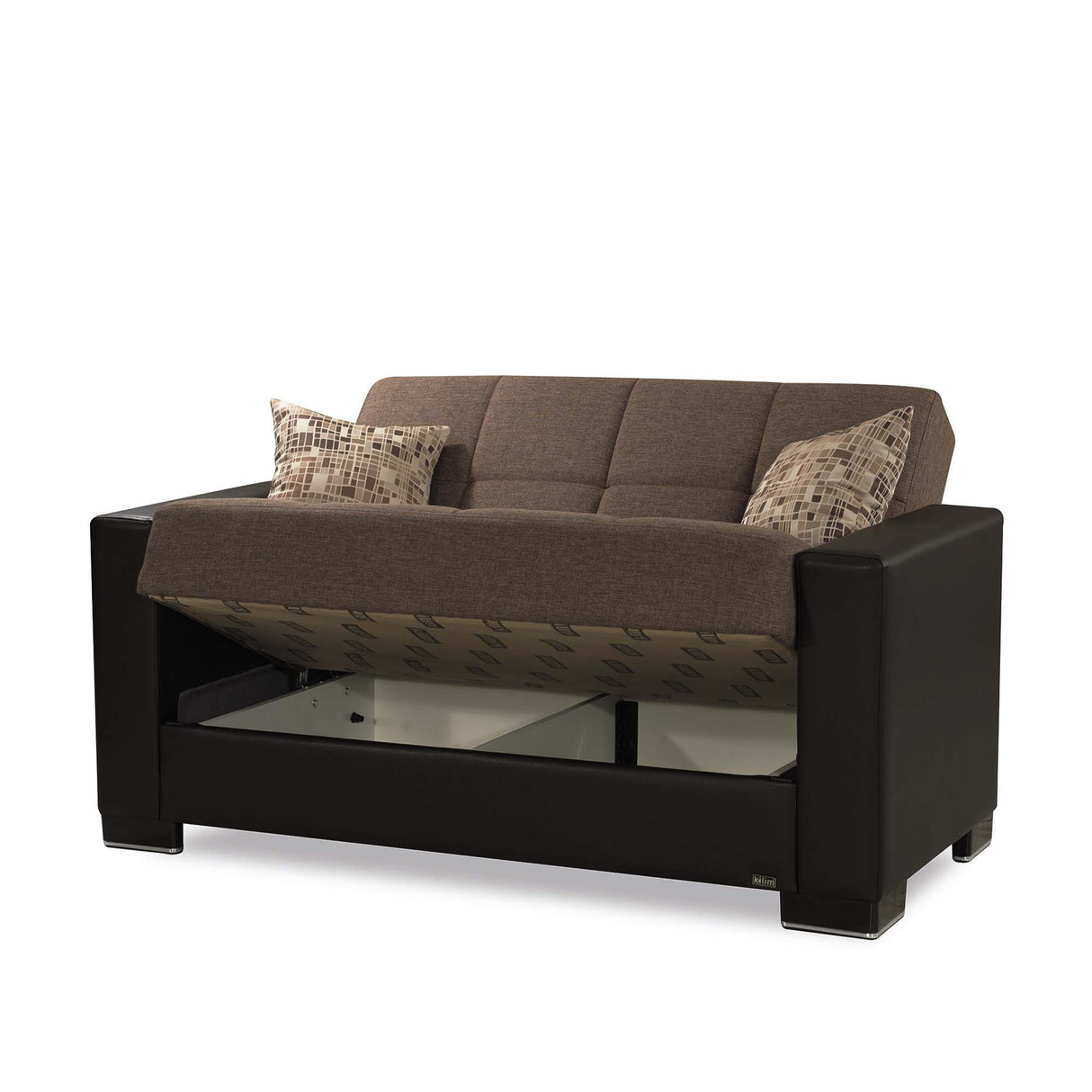 Ottomanson Armada - Upholstered Convertible Loveseat With Storage - Polyester