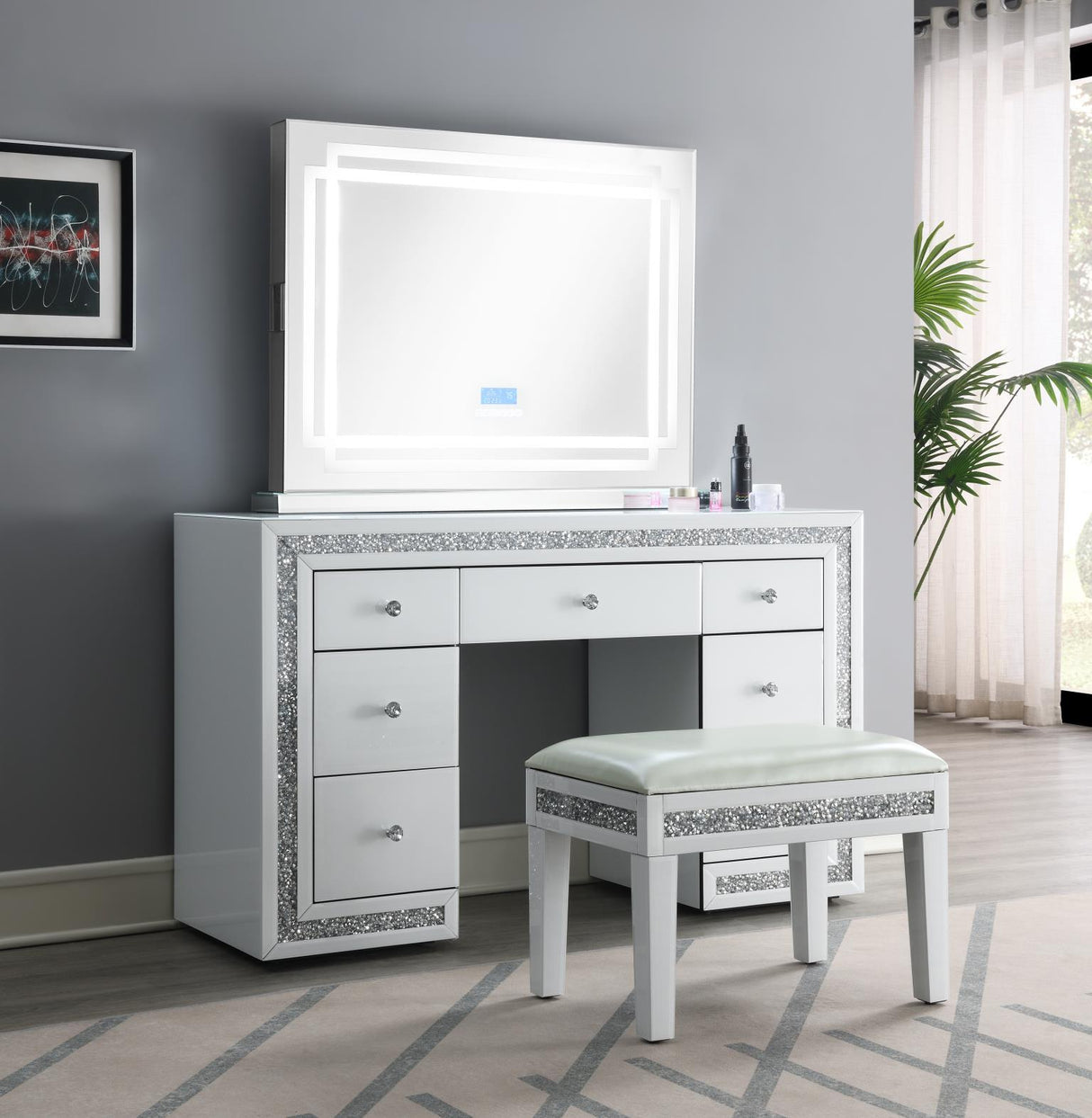G-325 - Wood Vanity - White