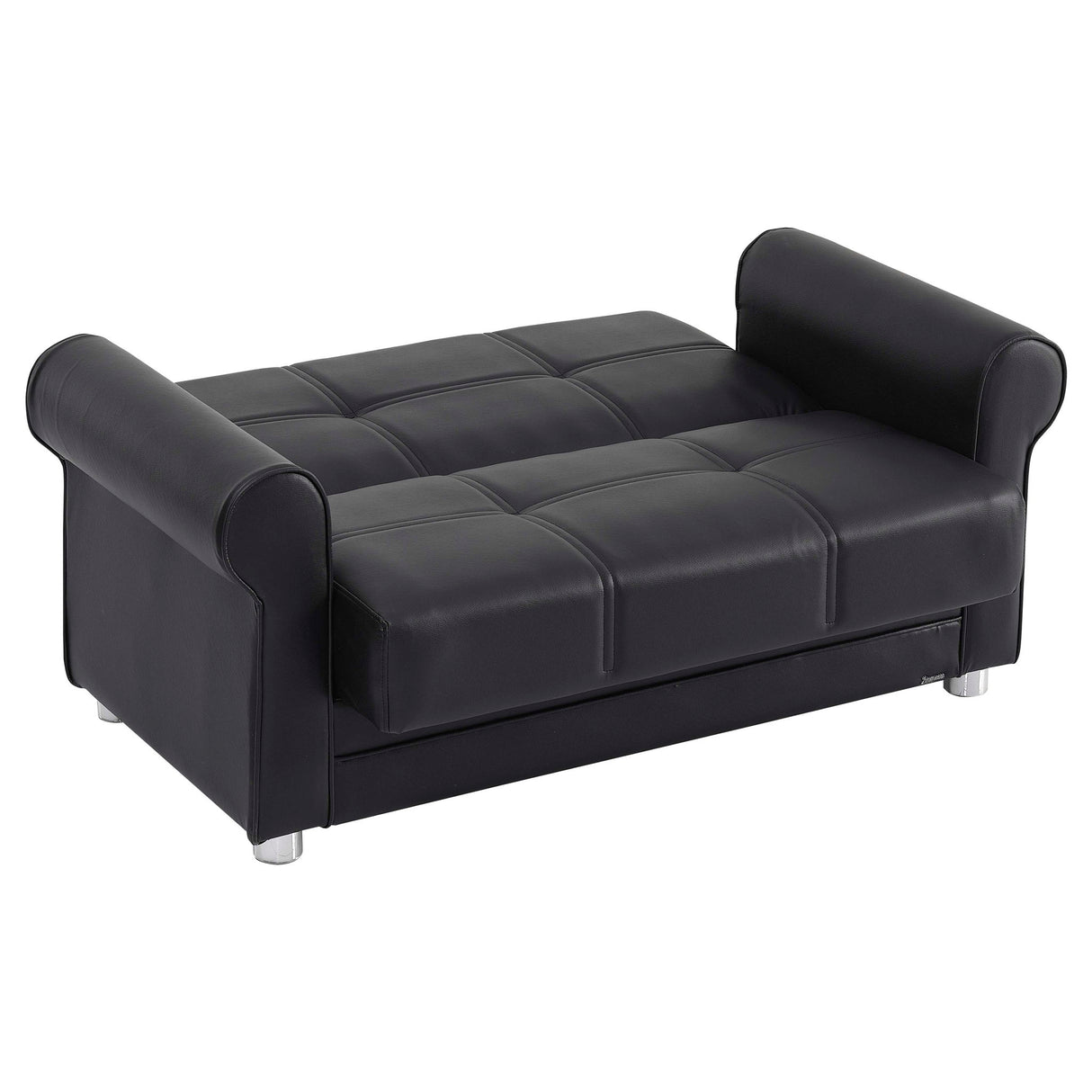 Ottomanson Avalon - Upholstered Convertible Loveseat With Storage