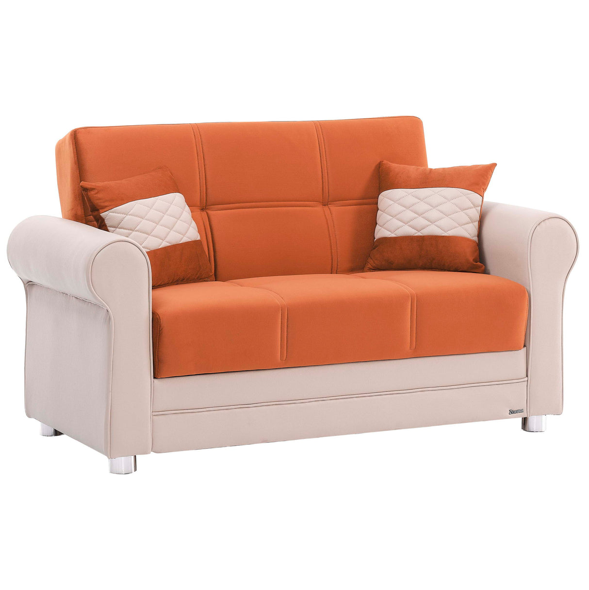 Ottomanson Avalon - Upholstered Convertible Loveseat With Storage