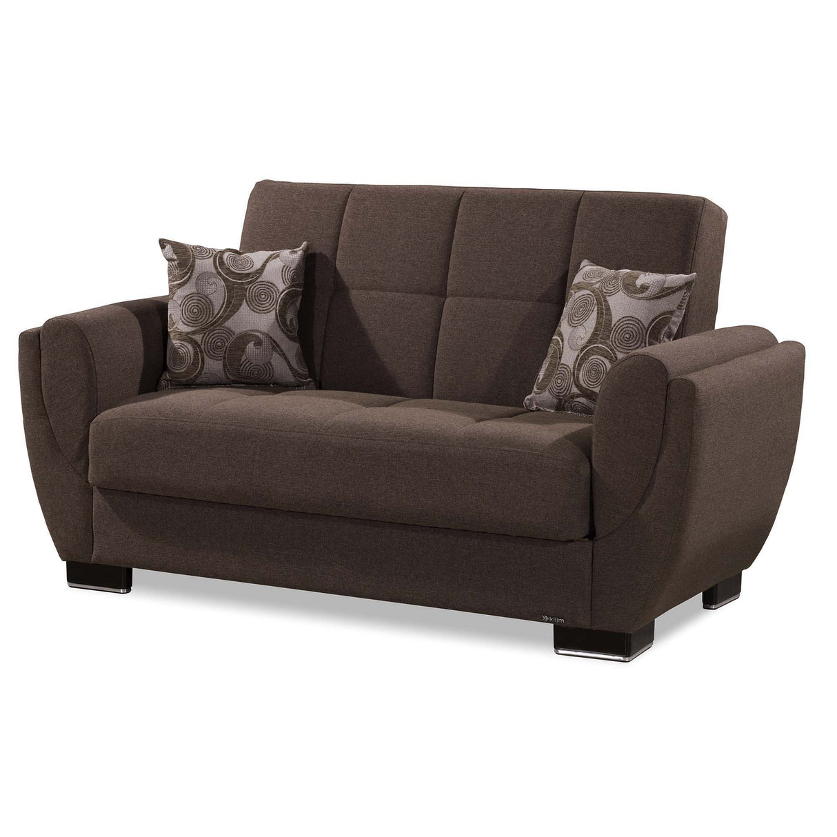 Ottomanson Armada Air - Upholstered Convertible Loveseat With Storage - Polyester